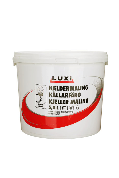Källarfärg Vit 5 L Luxi